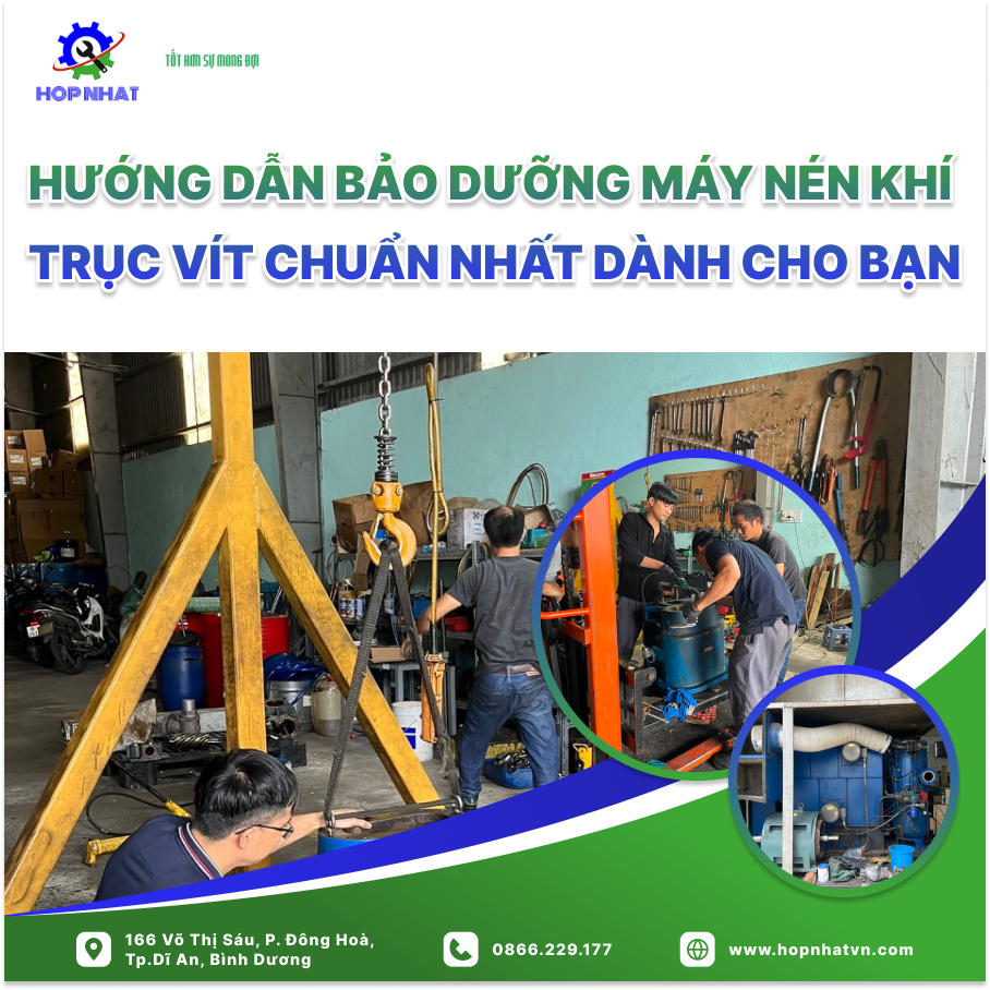 <p style="text-align: justify;"><span style="font-size:11pt"><span style="line-height:200%"><span style="font-family:Calibri,"sans-serif""><span style="font-size:13.0pt"><span style="line-height:200%"><span style="font-family:"Arial","sans-serif""><span style="color:black">Để đảm bảo hệ thống máy nén khí vít luôn hoạt động ổn định và tránh các trục trặc gây gián đoạn trong sản xuất, quy trình bảo dưỡng cần được thực hiện theo chuẩn quốc tế. Dưới đây là một số điều kiện cần và đủ để có một quy trình bảo dưỡng máy nén khí vít chuẩn.</span></span></span></span></span></span></span></p>
