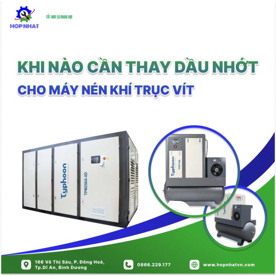 <p>Khám phá lịch trình thay dầu nhớt cho máy nén khí trục vít để duy trì hiệu suất hoạt động tối ưu. Chúng tôi cung cấp thông tin chi tiết và dịch vụ chuyên nghiệp để giúp bạn bảo quản và bảo dưỡng máy nén khí của mình.</p>