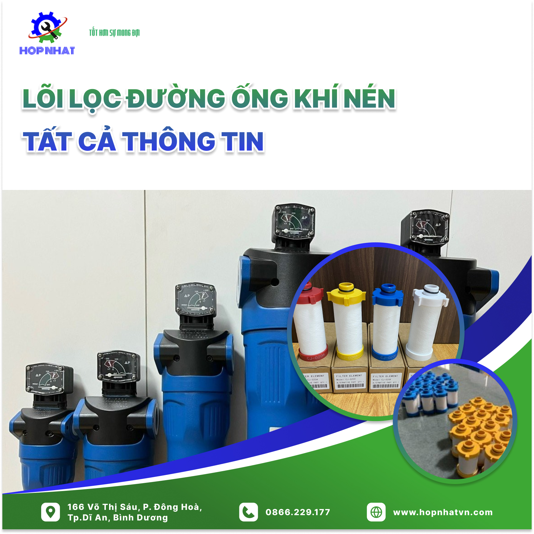 <p>Lõi lọc đường ống khí nén là một thành phần quan trọng trong quy trình lọc khí. Thông thường, hệ thống này bao gồm ba cấp độ lọc: lọc thô, lọc bán tinh và lọc tinh. Mỗi cấp độ lọc đều đảm nhiệm vai trò riêng biệt, giúp đảm bảo chất lượng khí nén và bảo vệ các thiết bị bên trong hệ thống.</p>