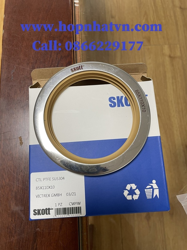 Phớt chặn dầu máy nén khí 85x110x10, 85*110*10 / PTFE Oil Seal