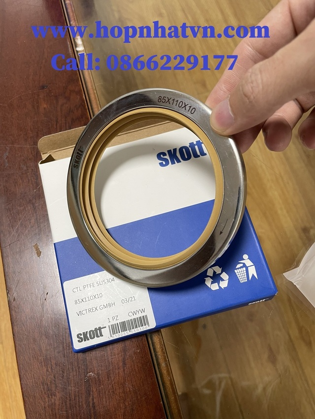 Phớt chặn dầu máy nén khí 85x110x10, 85*110*10 / PTFE Oil Seal